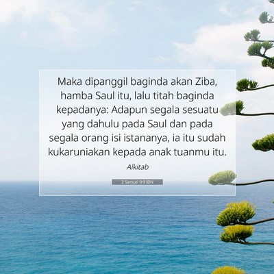 2 Samuel 9:9 Ayat Alkitab Dijelaskan