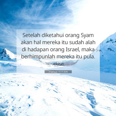 2 Samuel 10:15 Ayat Alkitab Dijelaskan