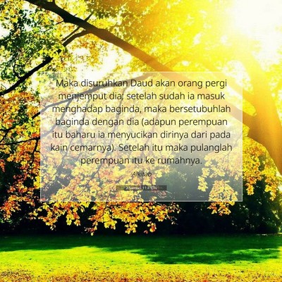 2 Samuel 11:4 Ayat Alkitab Dijelaskan
