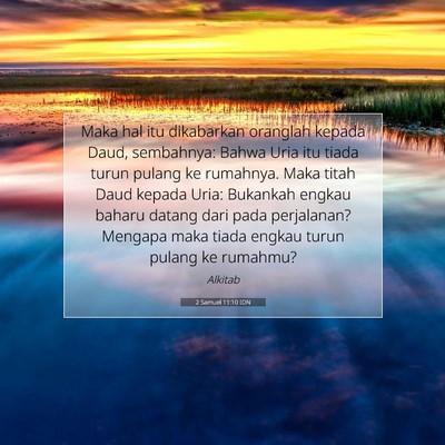 2 Samuel 11:10 IDN Gambar Ayat Alkitab