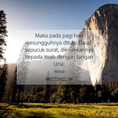 2 Samuel 11:14 Ayat Alkitab Dijelaskan