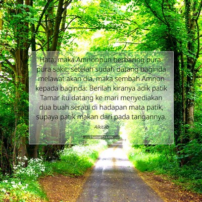 2 Samuel 13:6 Ayat Alkitab Dijelaskan