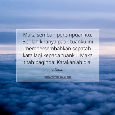 2 Samuel 14:12 Ayat Alkitab Dijelaskan
