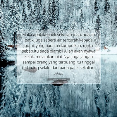 2 Samuel 14:14 IDN Gambar Ayat Alkitab