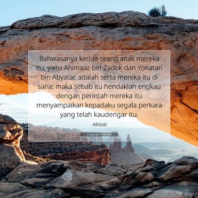 2 Samuel 15:36 Ayat Alkitab Dijelaskan