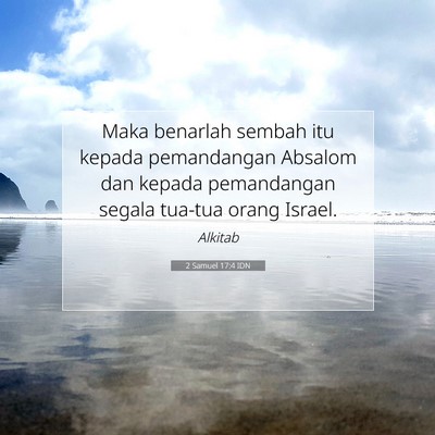 2 Samuel 17:4 Ayat Alkitab Dijelaskan