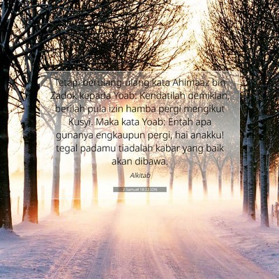 2 Samuel 18:22 Ayat Alkitab Dijelaskan