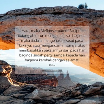 2 Samuel 19:24 Ayat Alkitab Dijelaskan