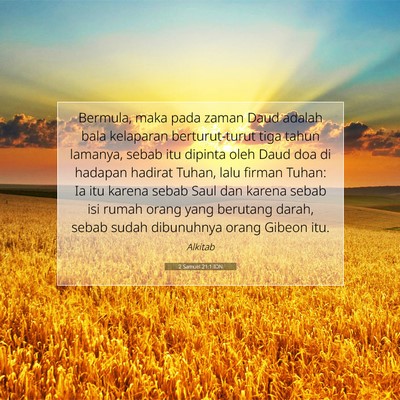 2 Samuel 21:1 IDN Gambar Ayat Alkitab