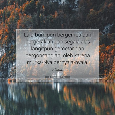 2 Samuel 22:8 IDN Gambar Ayat Alkitab