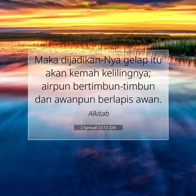 2 Samuel 22:12 Ayat Alkitab Dijelaskan
