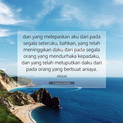 2 Samuel 22:49 IDN Gambar Ayat Alkitab