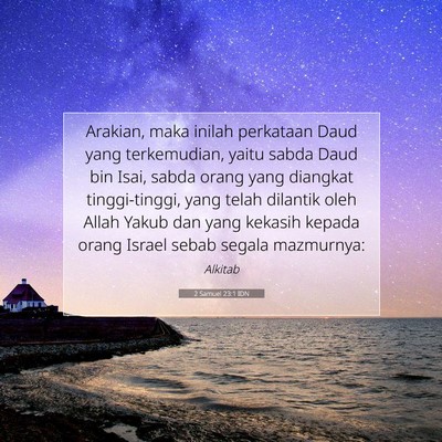 2 Samuel 23:1 IDN Gambar Ayat Alkitab
