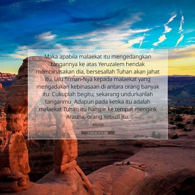 2 Samuel 24:16 Ayat Alkitab Dijelaskan