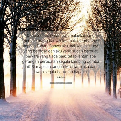 2 Samuel 24:17 IDN Gambar Ayat Alkitab