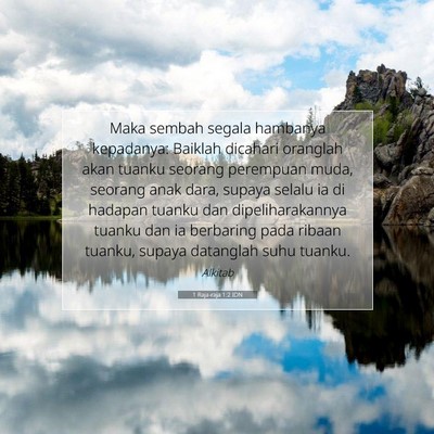 1 Raja-raja 1:2 Ayat Alkitab Dijelaskan