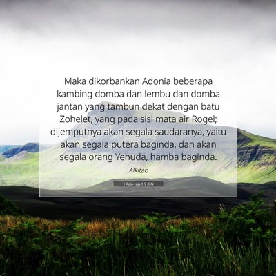1 Raja-raja 1:9 Ayat Alkitab Dijelaskan