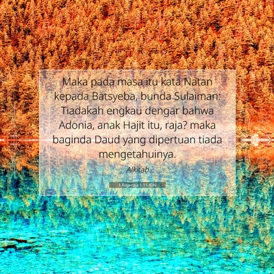 1 Raja-raja 1:11 Ayat Alkitab Dijelaskan