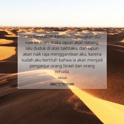 1 Raja-raja 1:35 Ayat Alkitab Dijelaskan