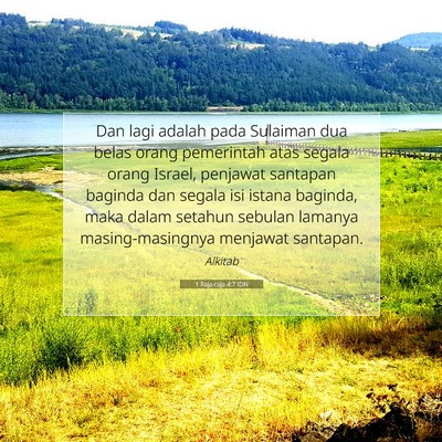1 Raja-raja 4:7 Ayat Alkitab Dijelaskan