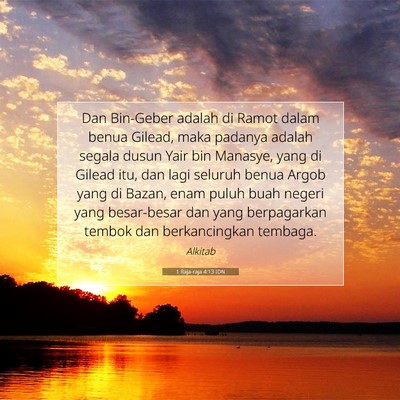 1 Raja-raja 4:13 Ayat Alkitab Dijelaskan