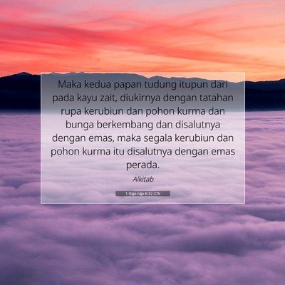 1 Raja-raja 6:32 Ayat Alkitab Dijelaskan