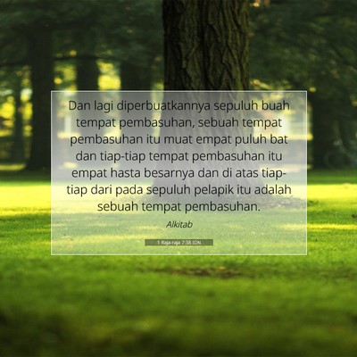 1 Raja-raja 7:38 Ayat Alkitab Dijelaskan