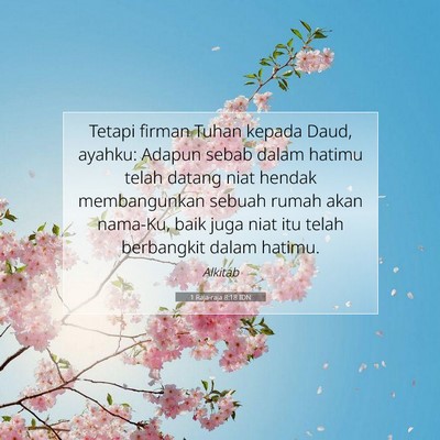 1 Raja-raja 8:18 IDN Gambar Ayat Alkitab