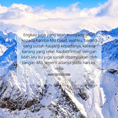 1 Raja-raja 8:24 IDN Gambar Ayat Alkitab
