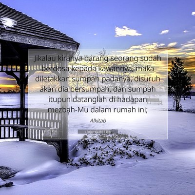 1 Raja-raja 8:31 IDN Gambar Ayat Alkitab