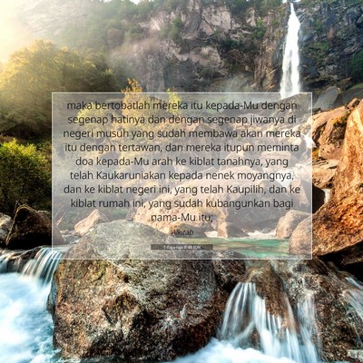 1 Raja-raja 8:48 Ayat Alkitab Dijelaskan
