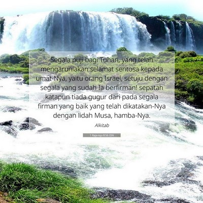 1 Raja-raja 8:56 Ayat Alkitab Dijelaskan
