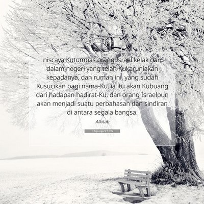 1 Raja-raja 9:7 IDN Gambar Ayat Alkitab