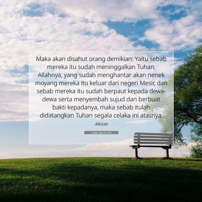 1 Raja-raja 9:9 IDN Gambar Ayat Alkitab