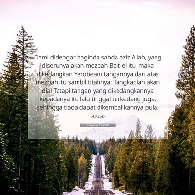 1 Raja-raja 13:4 IDN Gambar Ayat Alkitab
