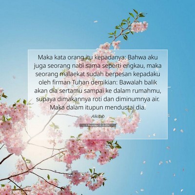 1 Raja-raja 13:18 IDN Gambar Ayat Alkitab