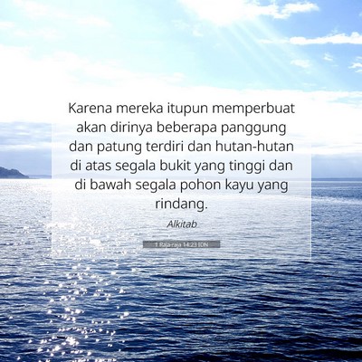 1 Raja-raja 14:23 IDN Gambar Ayat Alkitab