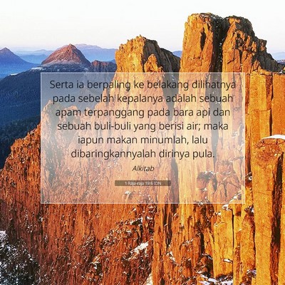 1 Raja-raja 19:6 Ayat Alkitab Dijelaskan