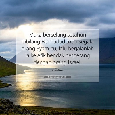 1 Raja-raja 20:26 IDN Gambar Ayat Alkitab