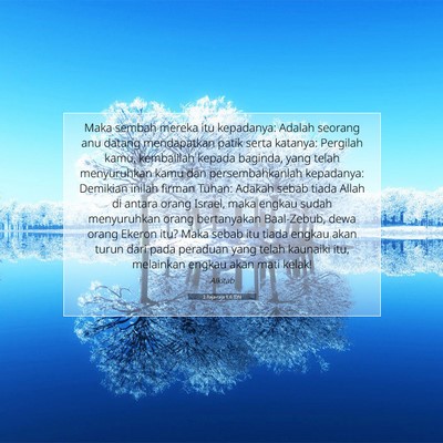 2 Raja-raja 1:6 Ayat Alkitab Dijelaskan