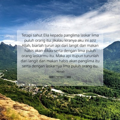 2 Raja-raja 1:10 Ayat Alkitab Dijelaskan