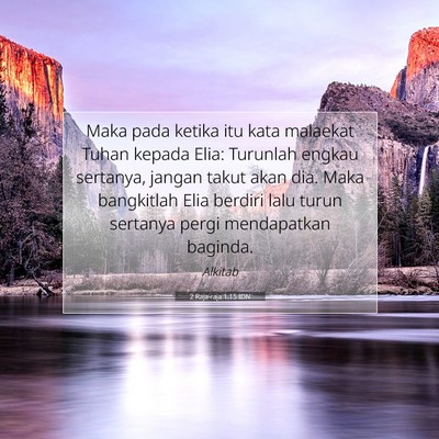 2 Raja-raja 1:15 Ayat Alkitab Dijelaskan