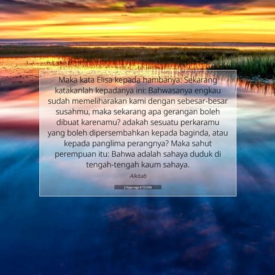 2 Raja-raja 4:13 Ayat Alkitab Dijelaskan