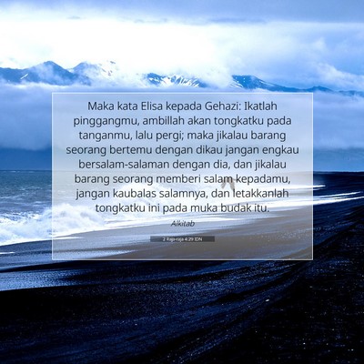 2 Raja-raja 4:29 IDN Gambar Ayat Alkitab