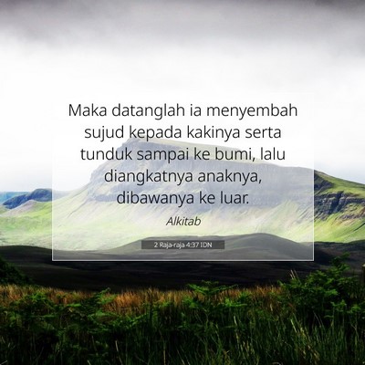2 Raja-raja 4:37 Ayat Alkitab Dijelaskan