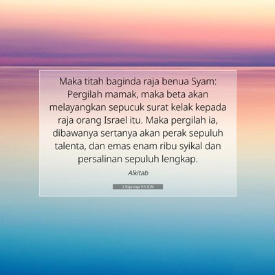 2 Raja-raja 5:5 IDN Gambar Ayat Alkitab