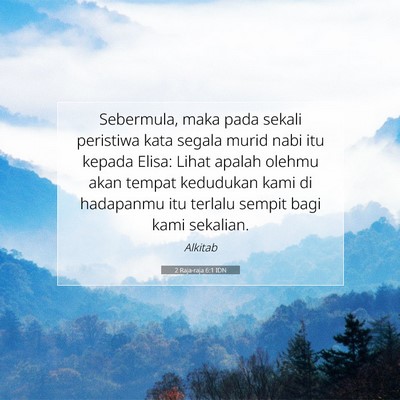 2 Raja-raja 6:1 IDN Gambar Ayat Alkitab