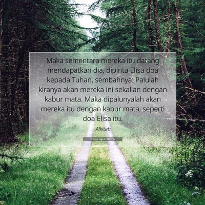 2 Raja-raja 6:18 Ayat Alkitab Dijelaskan