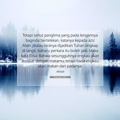 2 Raja-raja 7:2 IDN Gambar Ayat Alkitab