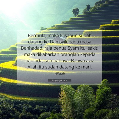 2 Raja-raja 8:7 IDN Gambar Ayat Alkitab
